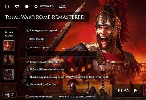 how to unlock all factions in rome total war